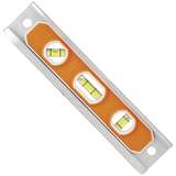 Aluminum Torpedo Level Rare-Earth Magnet, 9", 3 Vial redirect to product page